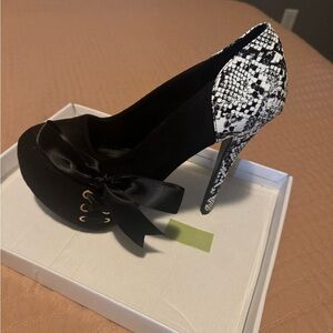 Stylish and edgy high heels perfect for any fashion-forward wardrobe!